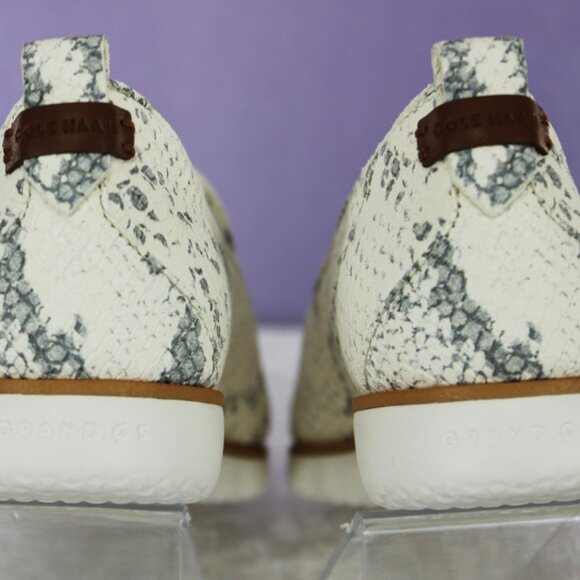 Cole Haan Grand Ambition Slip-On Sneakers Women’s 6.5B – Chalk Python Print–NWB - Picture 5 of 9